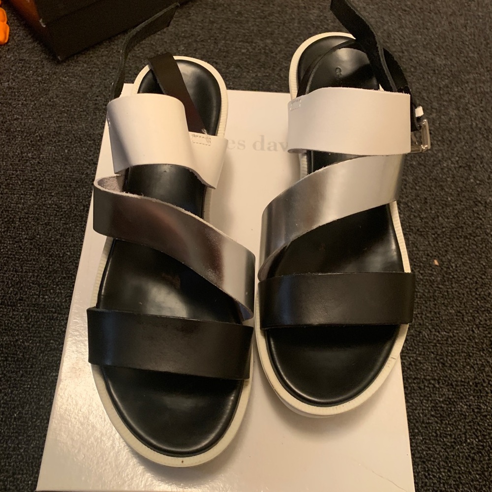 Charles David platform sandal